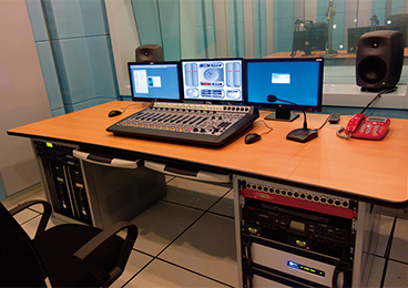 Sichuan Radio - AoIP Voice Recording Room