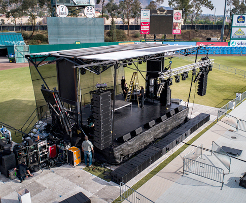 A VIO System for Snoop Dogg's Tour in California