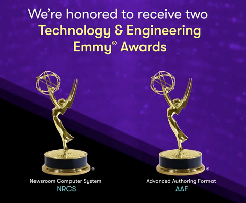 Avid Honored with Two Emmy® Awards for Technology and Engineering Innovation