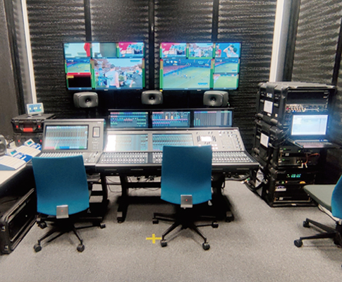 CCTV in Beijing, which this year rolled out a mobile AoIP Dante-based EFP production system