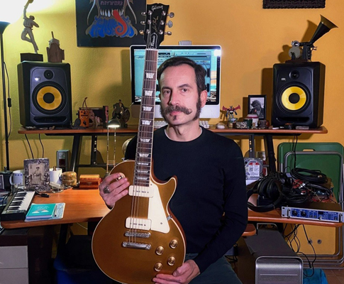 KRK Hits all the Marks for Italian Guitarist Xabier Iriondo