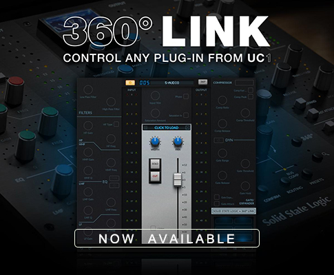 Any Plug-in, Any Flavour: Control Any Plug-in with SSL’s UC1 and 360° Link
