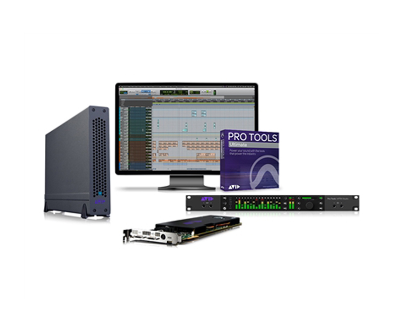 Mtrx Studio Rear PT|HDX TB3 MTRX Studio Desktop - ProTools - Digital Media Technology Co.