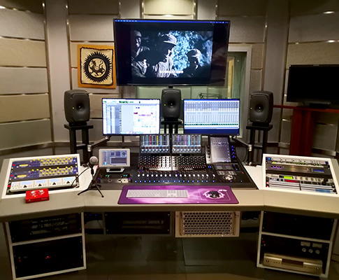 Avid S4 control surface installed at Beijing Radio & Television Station